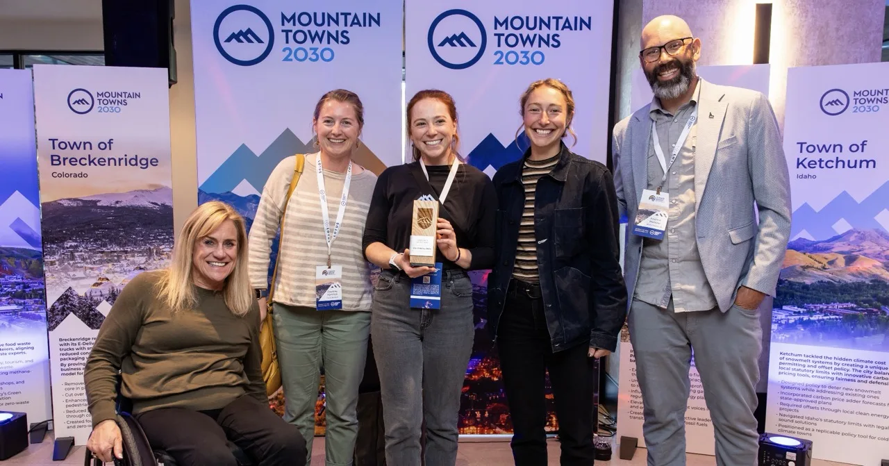 City of Hailey, Idaho accepting the 2025 Community of the Year award