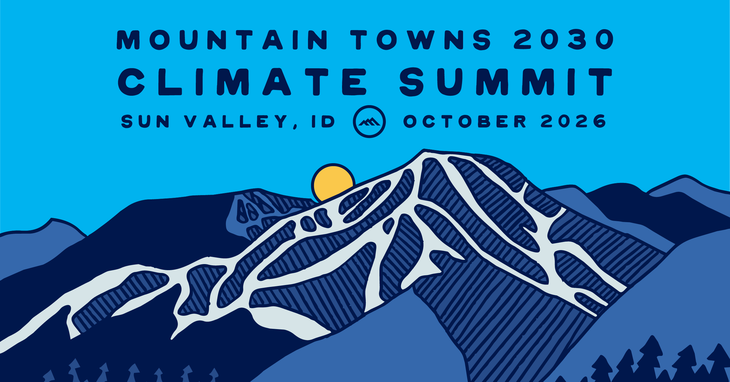 MT2030 Climate Summit Sun Valley 2026 poster, LinkedIn 1200x628